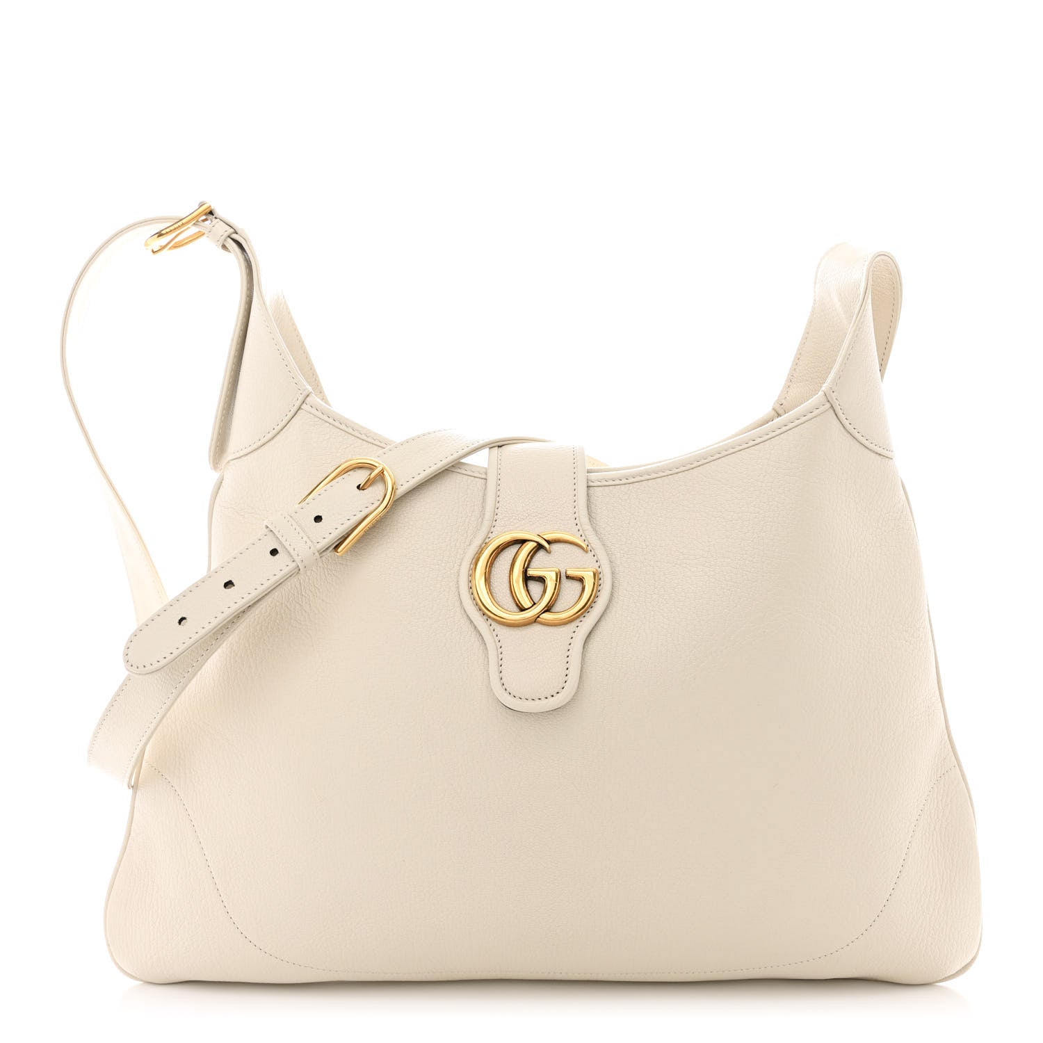 Gucci Goatskin Large Aphrodite Shoulder Bag Mystic White 1 of 10