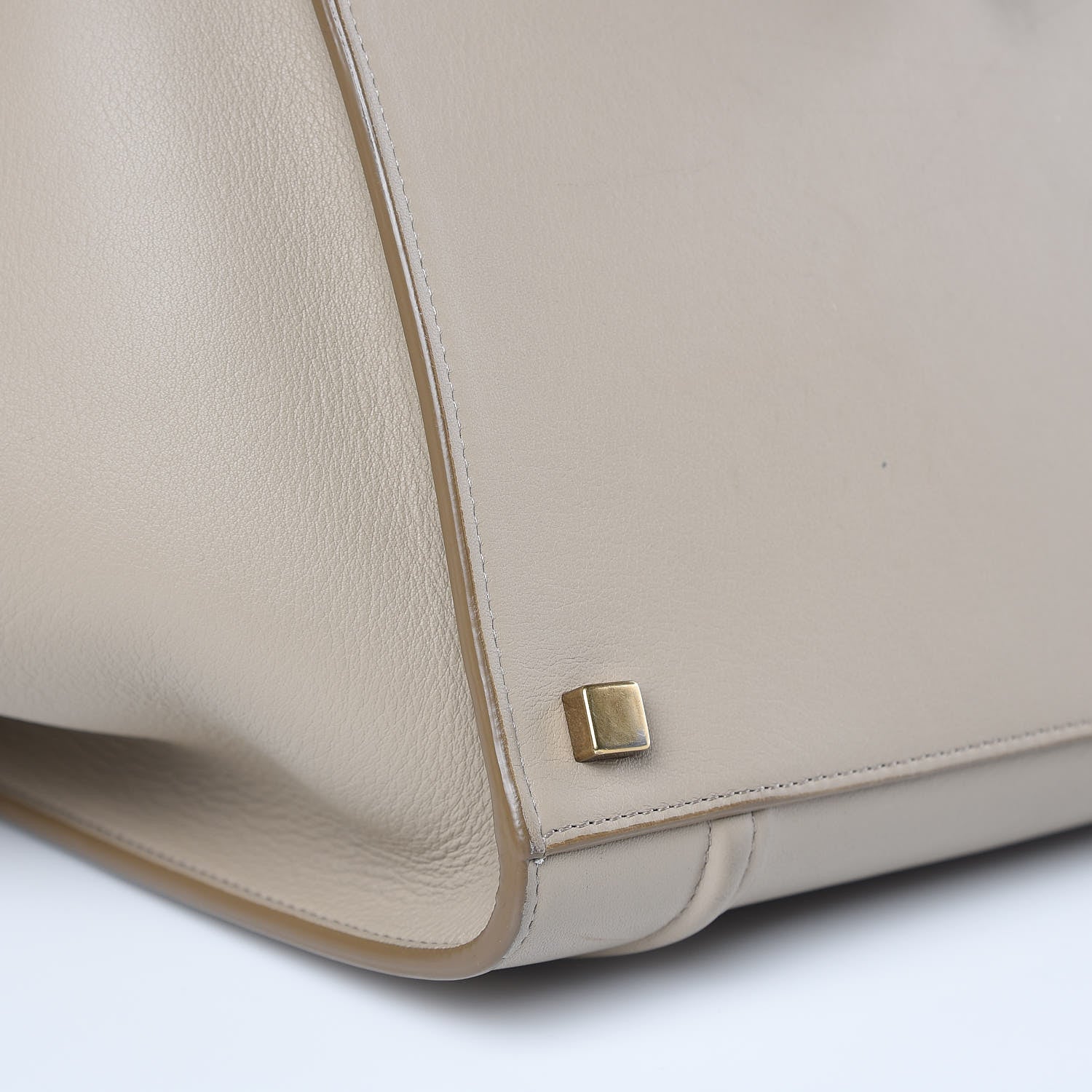 Celine Supple Calfskin Medium Phantom Luggage Beige 10 of 18