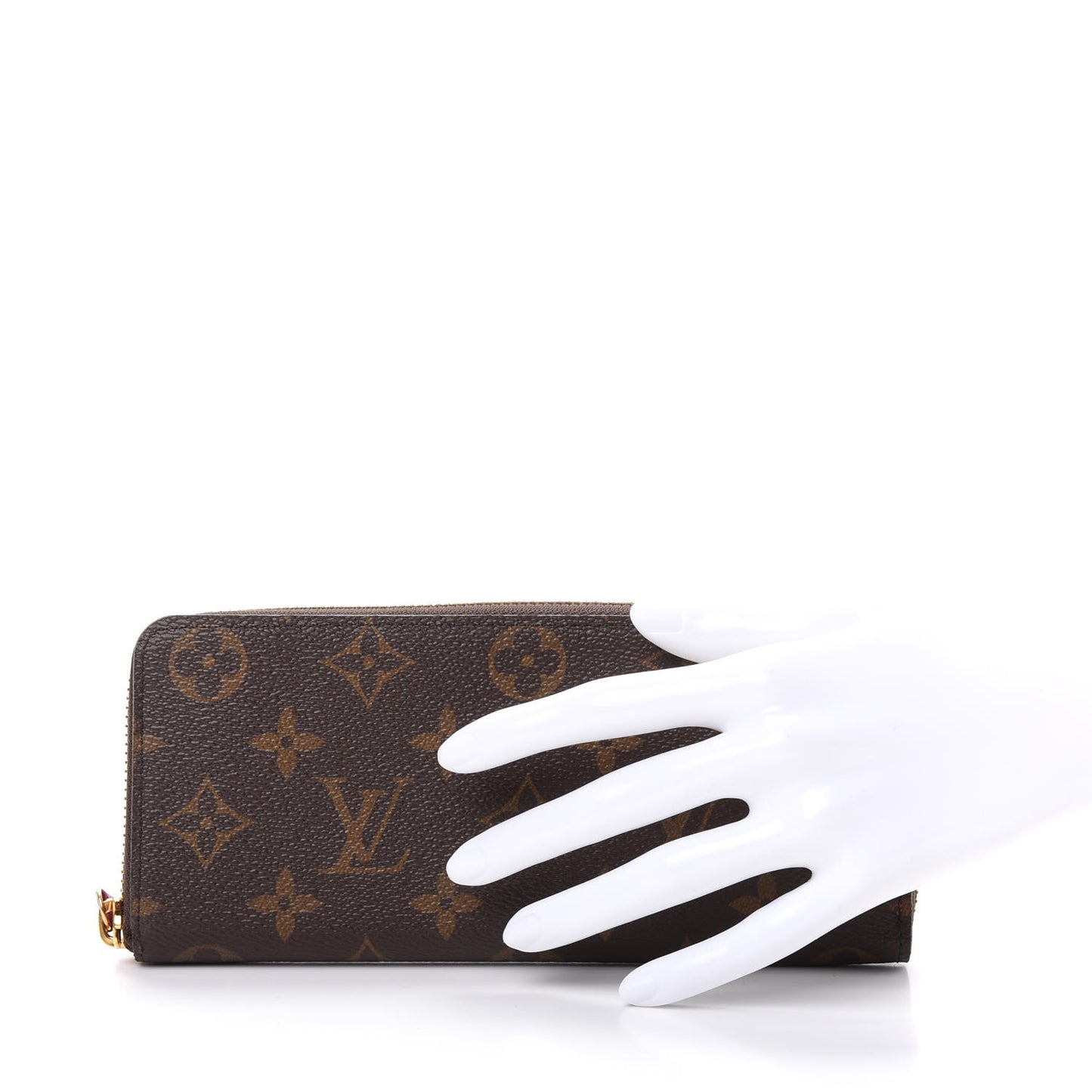 Monogram Clemence Wallet Fuchsia