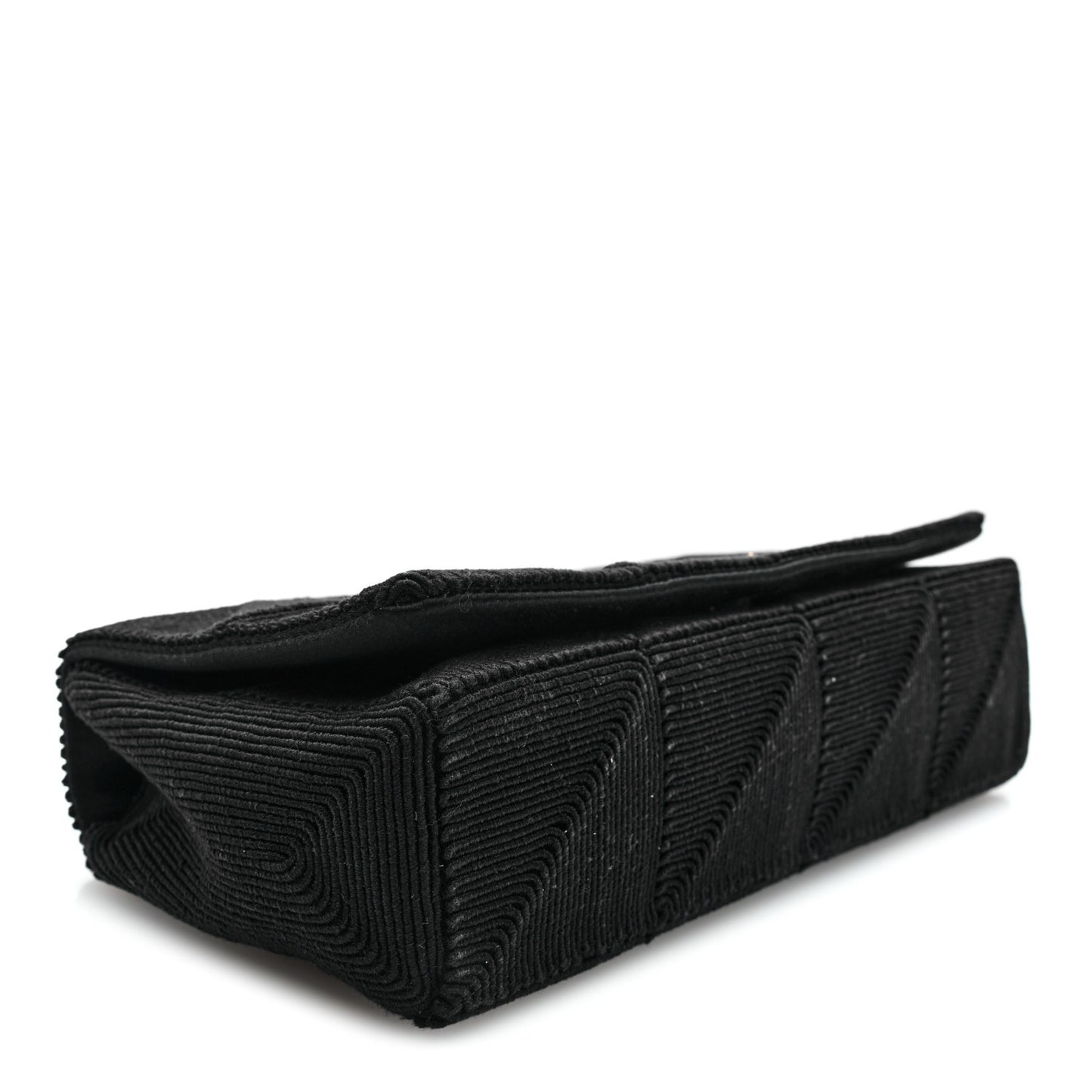 Quilted Satin Monogram Medium Jamie Black