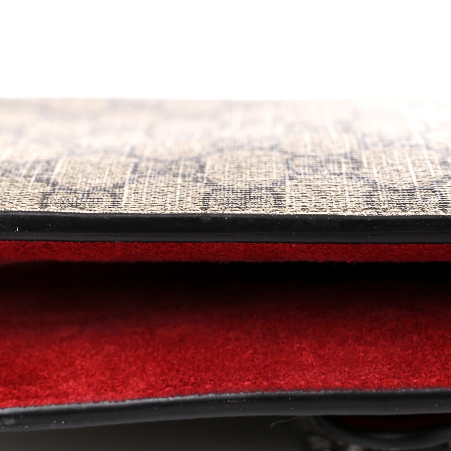 Gucci GG Supreme Monogram Suede Crystal Small Dionysus Shoulder Bag Beige Ebony Vulcanic Red 16 of 16