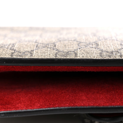 Gucci GG Supreme Monogram Suede Crystal Small Dionysus Shoulder Bag Beige Ebony Vulcanic Red 16 of 16