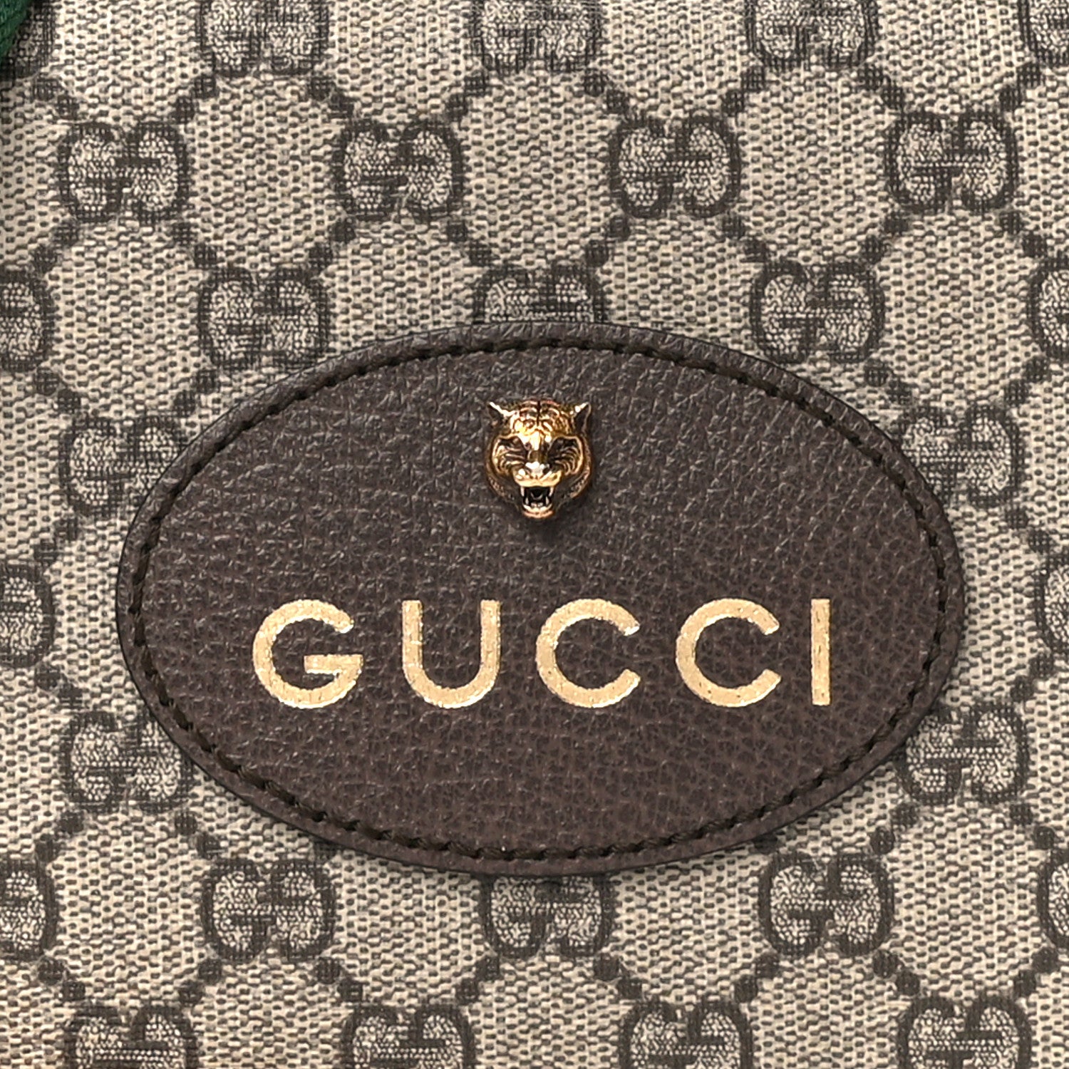 Gucci GG Supreme Monogram Web Neo Vintage Shoulder Bag Beige New Acero Crop 9 of 11