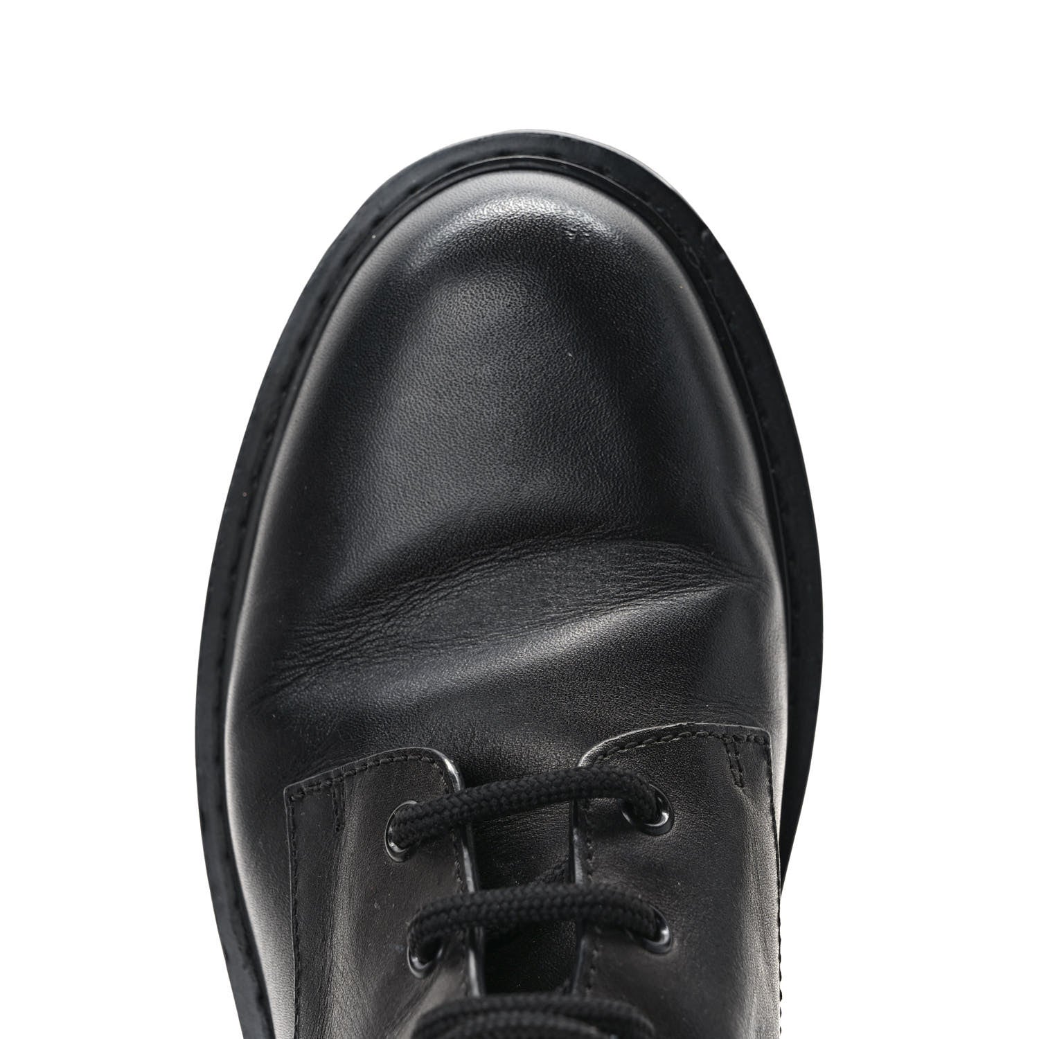 Valentino Garavani Calfskin Womens VLOGO 35mm Combat Boots 40 Black 9 of 9