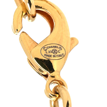 Chanel Metal Crystal CC Marquise Choker Gold 5 of 5