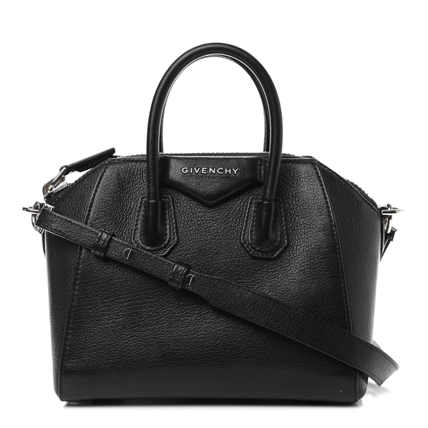 Sugar Goatskin Mini Antigona Black