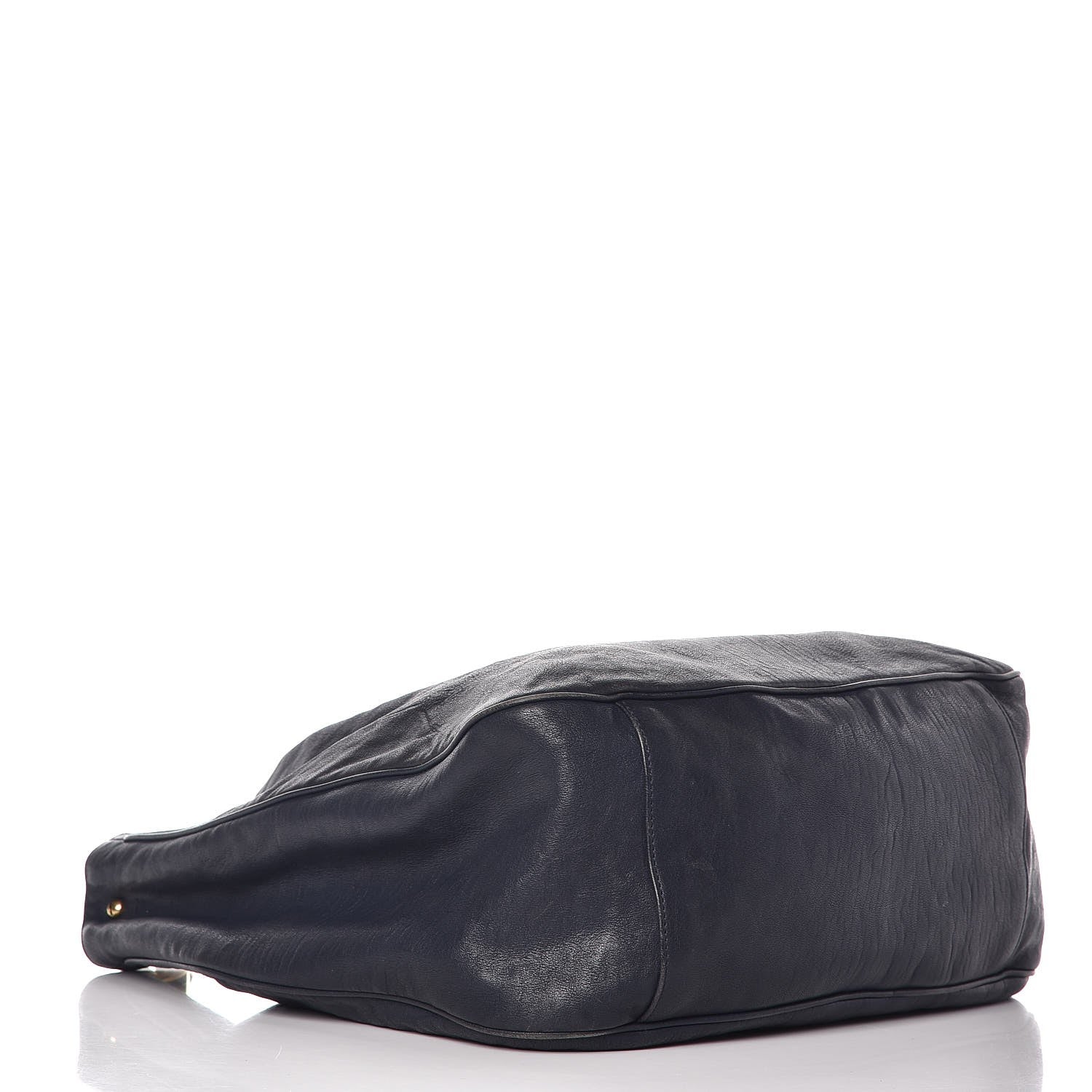 Saint Laurent Goatskin Large Roady Hobo Navy 4 of 11
