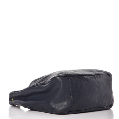 Saint Laurent Goatskin Large Roady Hobo Navy 4 of 11