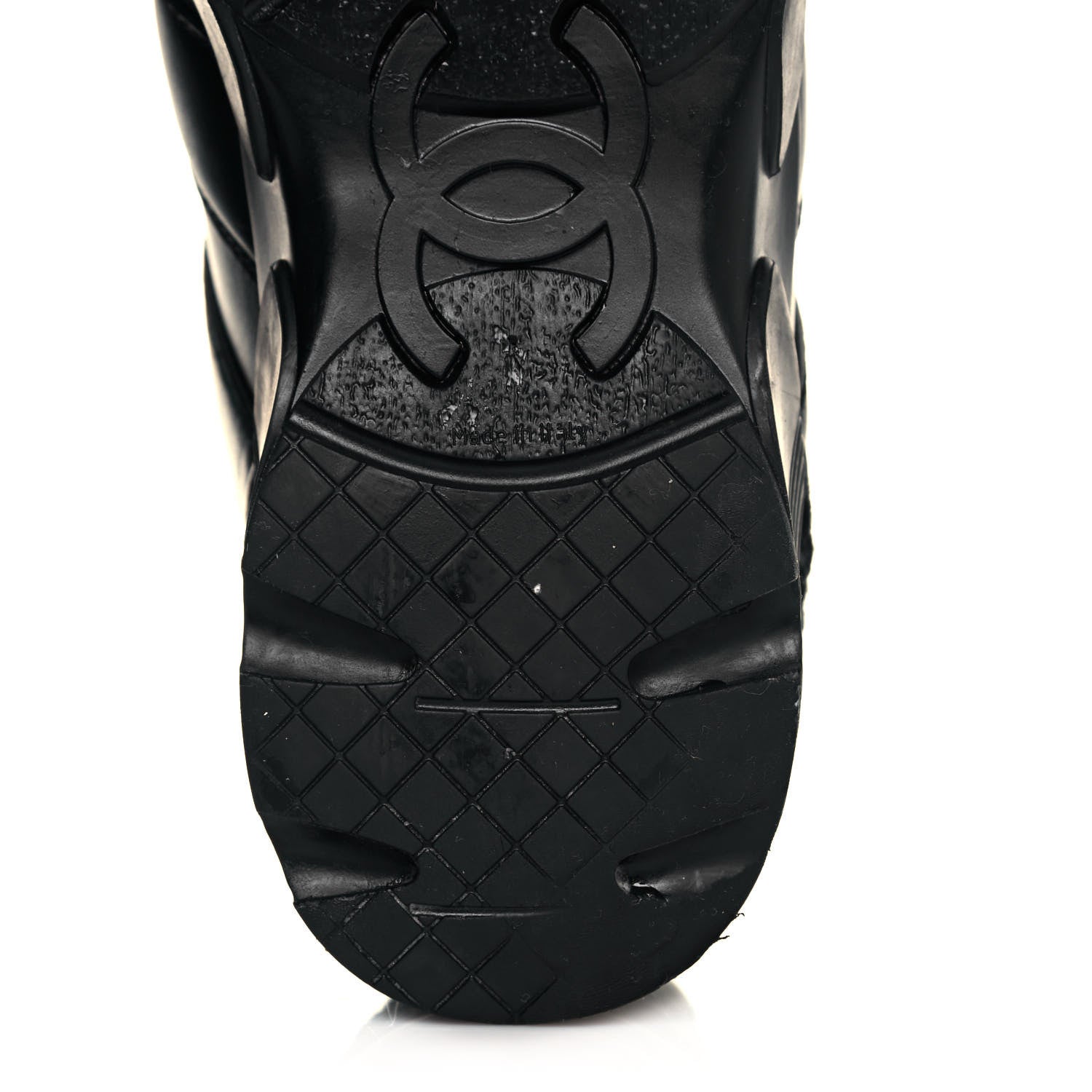 Chanel Calfskin Tweed Womens Sneakers 37 Black 10 of 10