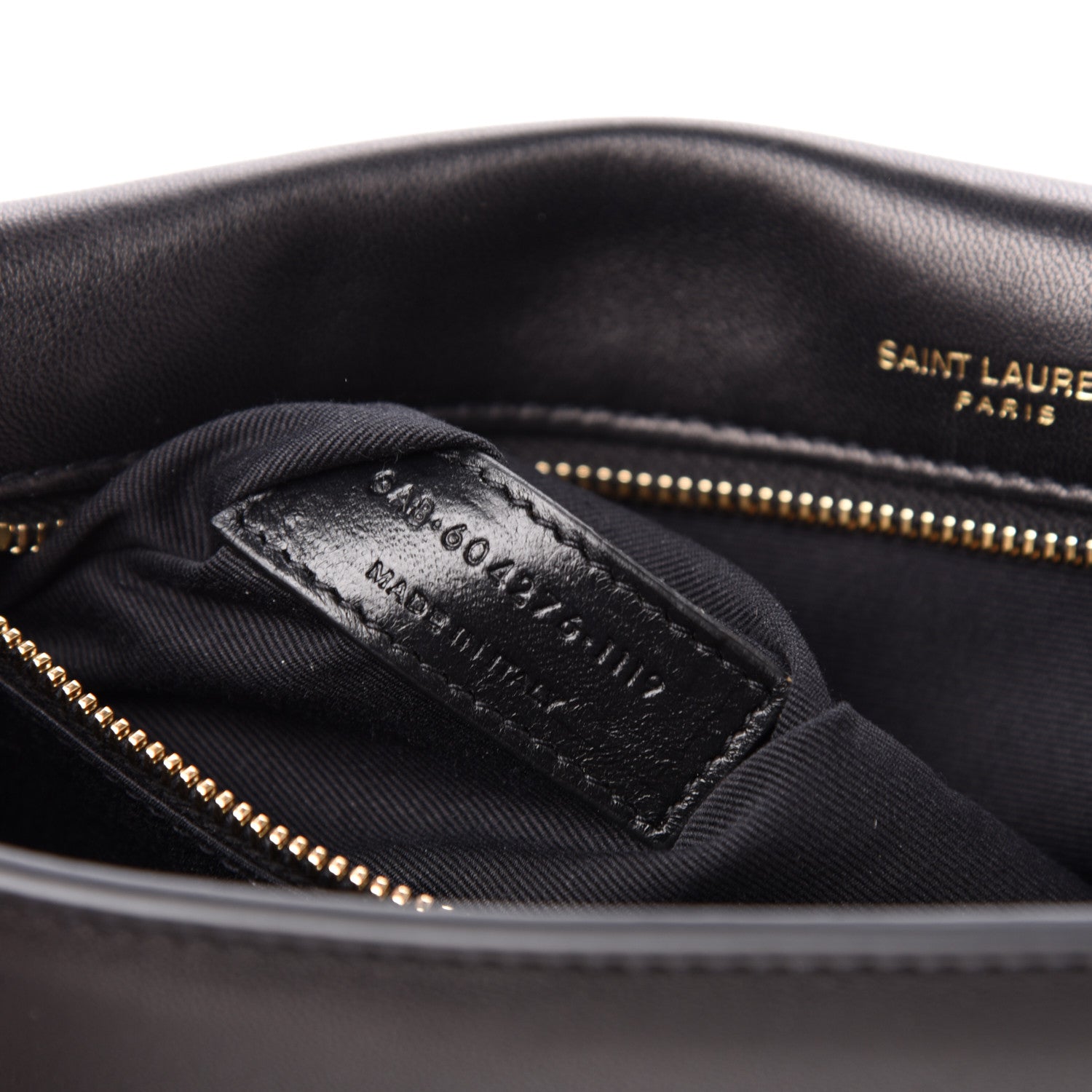 Saint Laurent Lambskin Monogram Tassel Kate 99 Black 8 of 12