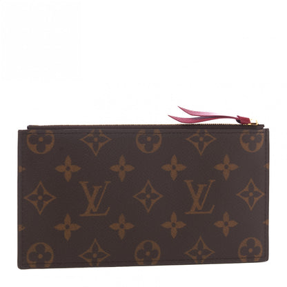 Louis Vuitton Monogram Felicie Chain Wallet Zippered Insert Fuchsia 2 of 7