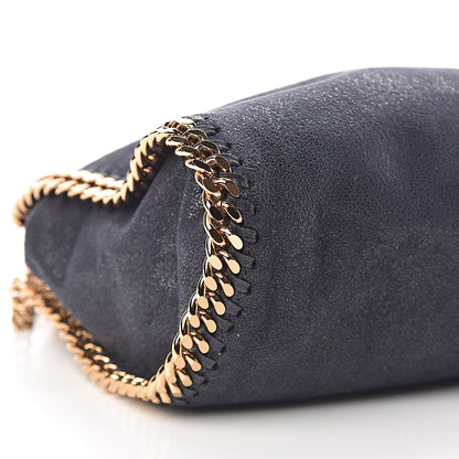 Stella McCartney Shaggy Deer Mini Falabella Fold Over Tote Navy 8 of 10