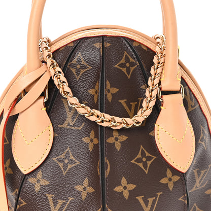 Louis Vuitton Monogram Braided Egg Bag Black 7 of 11