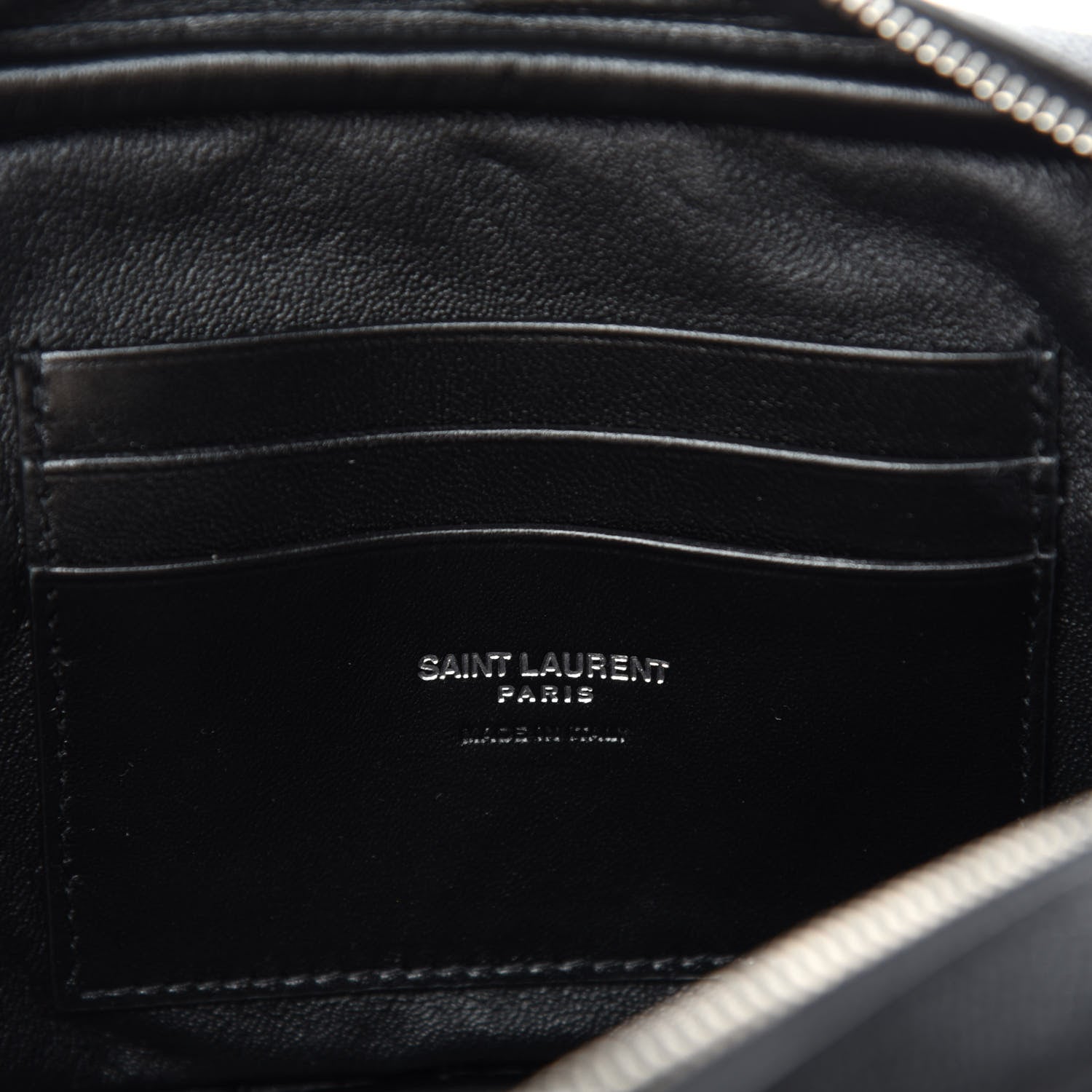 Saint Laurent Grain De Poudre Matelasse Monogram Mini Lou Camera Bag Black 15 of 20