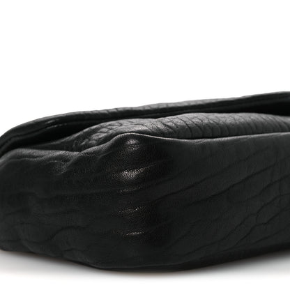 Saint Laurent Plunged Lambskin Calypso Black 9 of 10