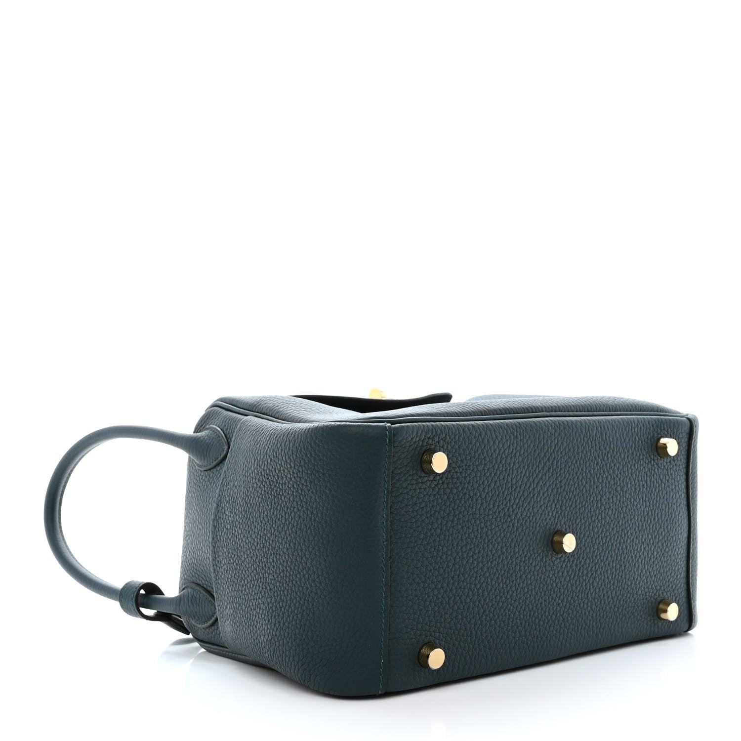 Hermes Taurillon Clemence Lindy 26 Vert Cypress 4 of 11