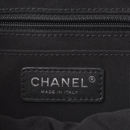 Chanel Calfskin Chevron Quilted Large Urban Spirit Backpack Black 6 of 10