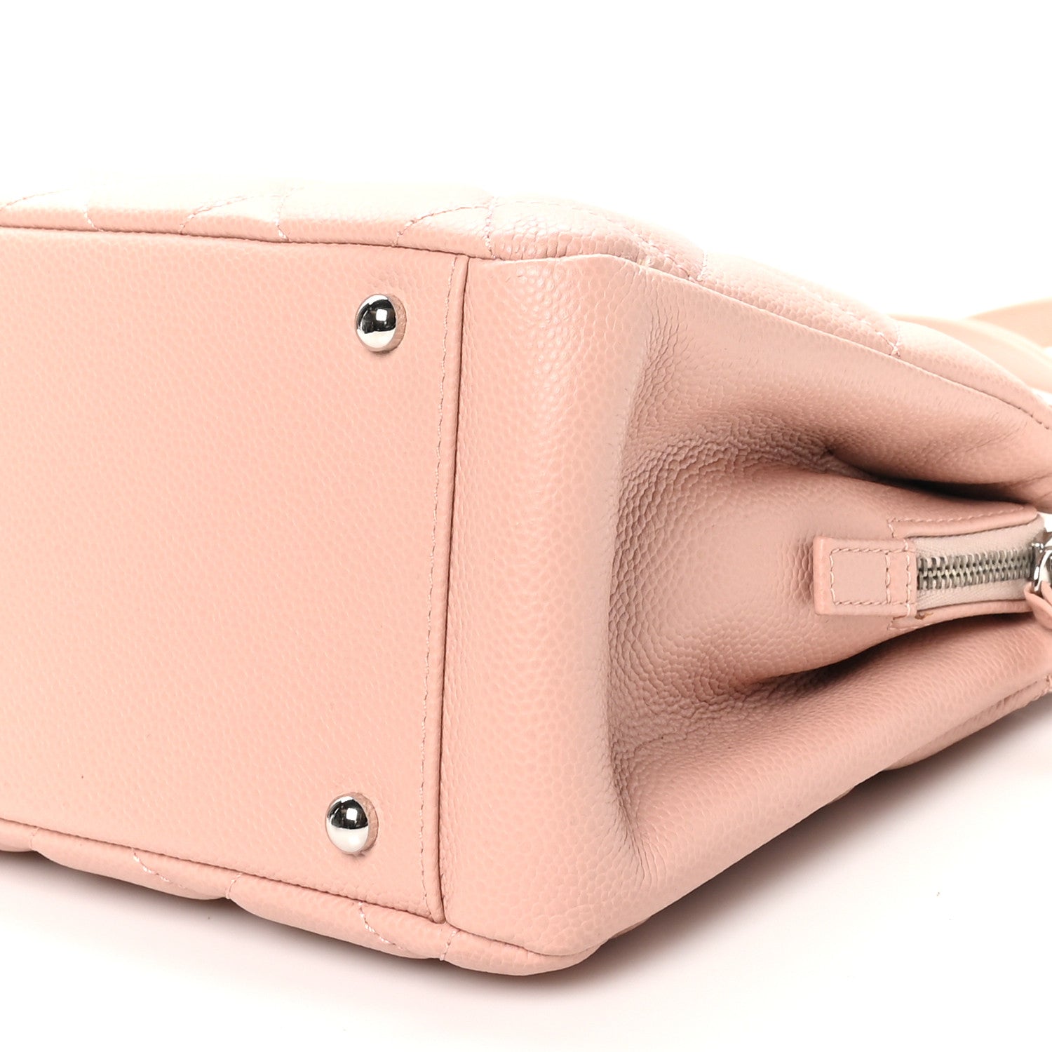 Chanel Caviar Quilted Timeless CC Soft Tote Light Pink 11 of 11