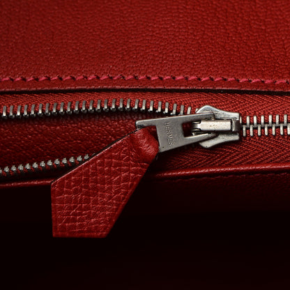 Hermes Epsom Birkin 35 Rouge Casaque 15 of 27