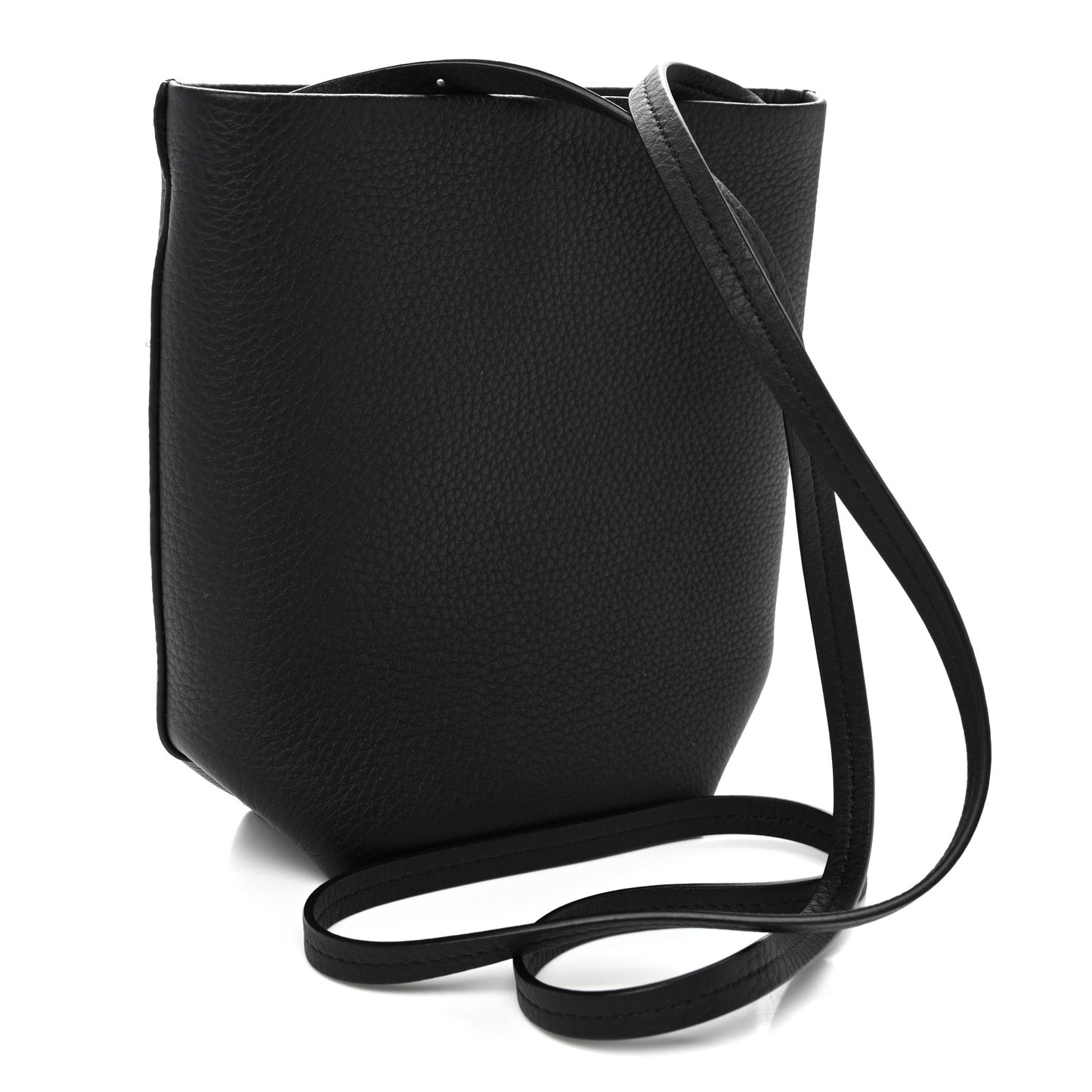 Grained Calfskin Small N/S Park Crossbody Black