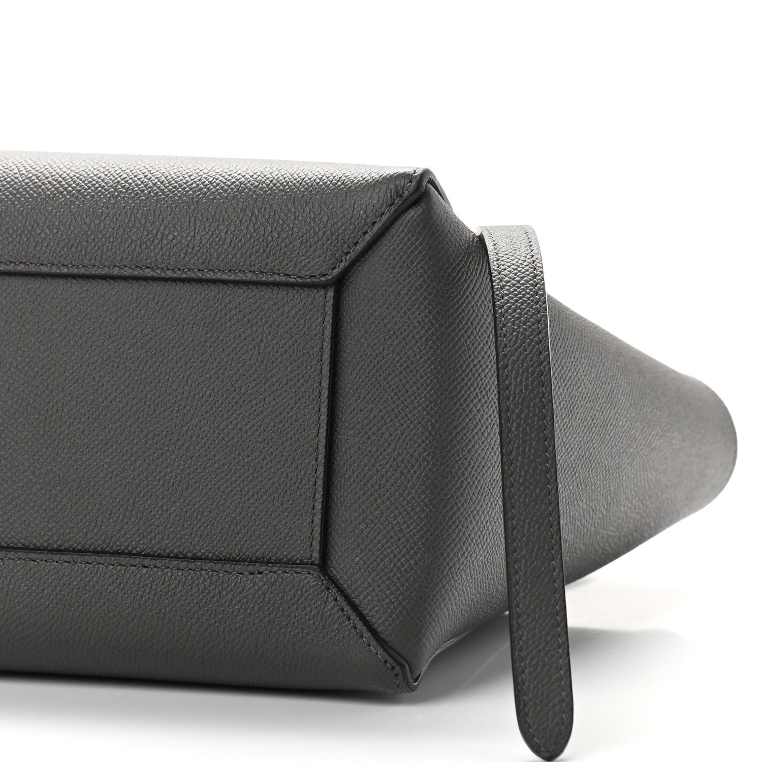 Celine Grained Calfskin Micro Belt Bag Grey 9 of 12
