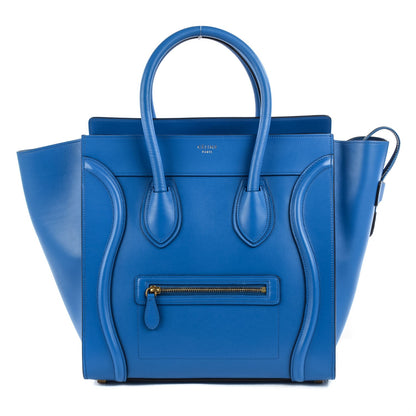 Celine Palmelato Mini Luggage Electric Blue 1 of 8