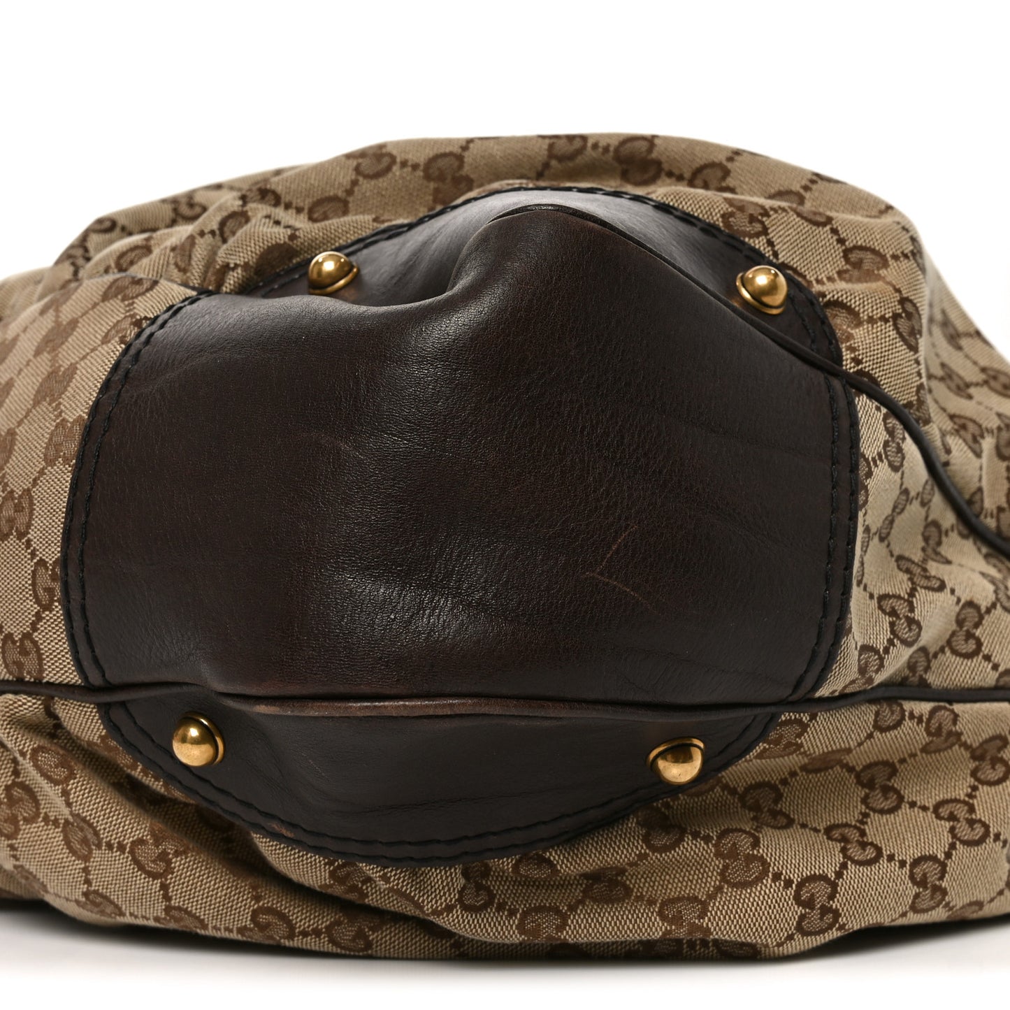 Monogram Large Jockey Hobo Dark Brown