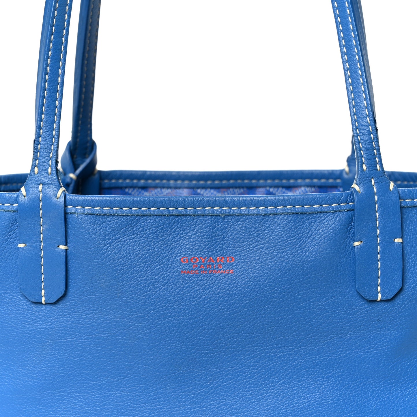 Goyardine Reversible Mini Anjou Sky Blue