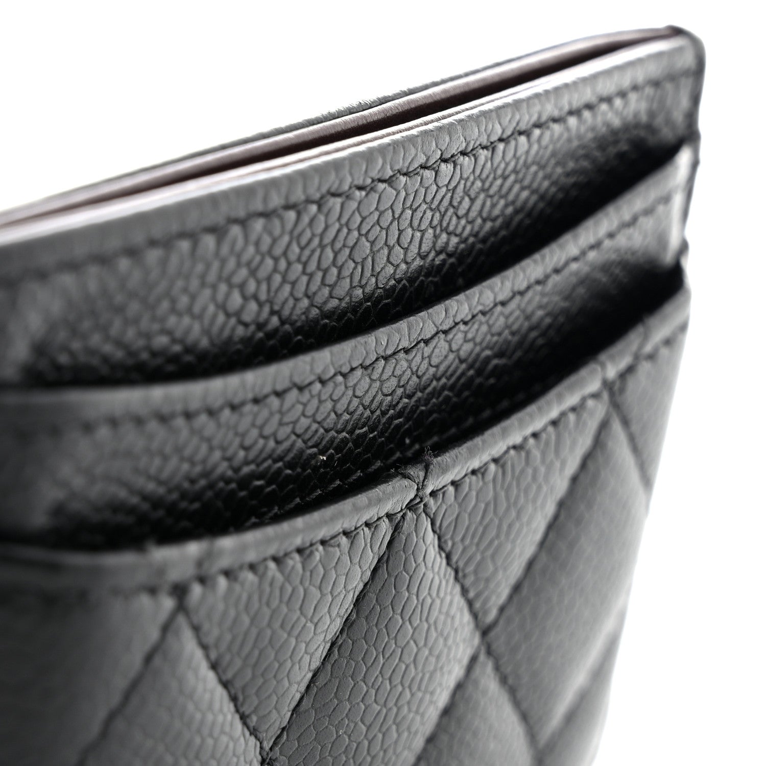 Chanel Caviar Quilted Card Holder Black 11 of 12