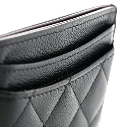 Chanel Caviar Quilted Card Holder Black 11 of 12