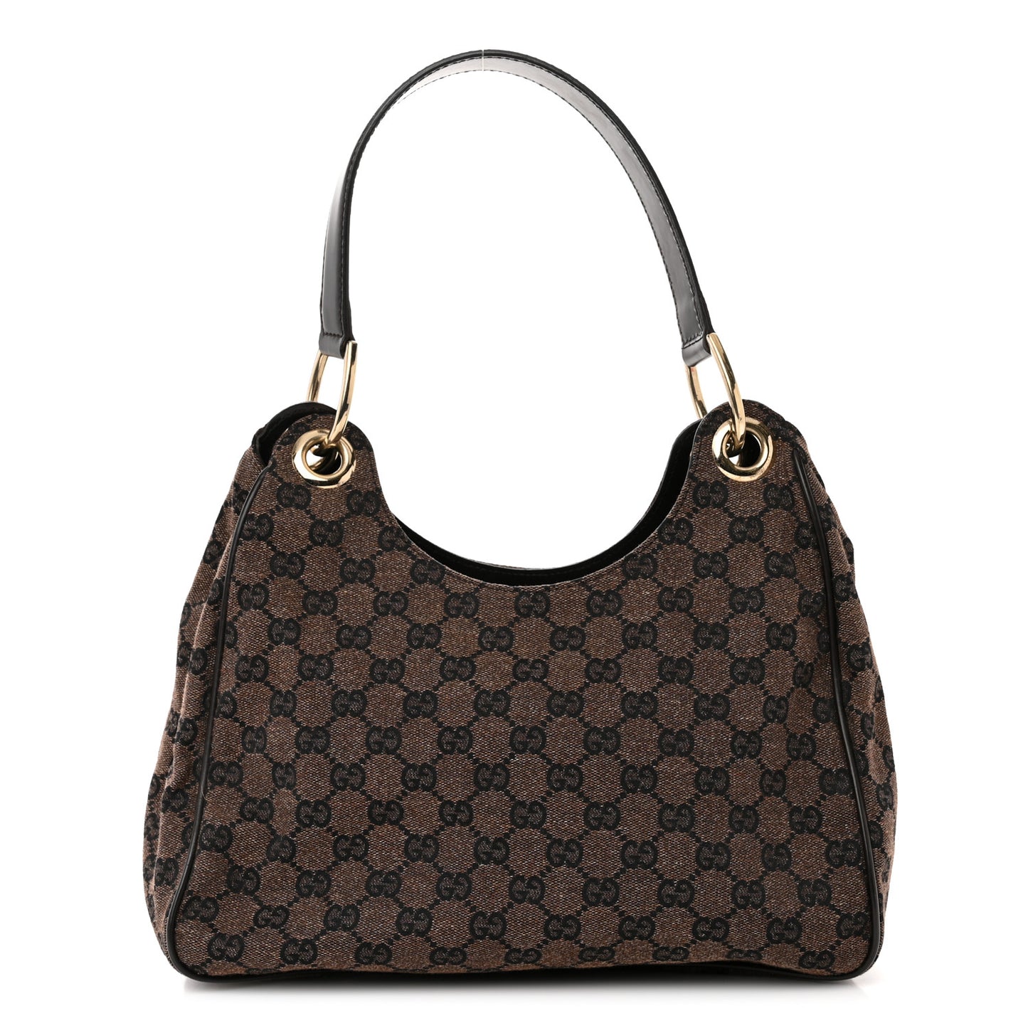 Monogram Hobo Dark Brown