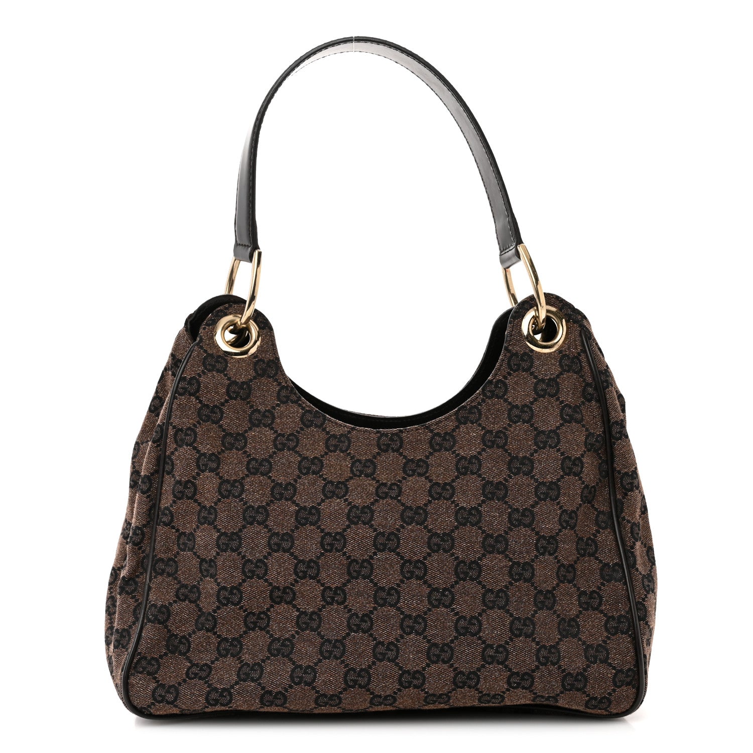 Gucci Monogram Hobo Dark Brown 1 of 10