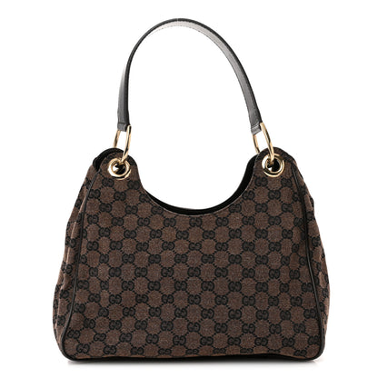 Gucci Monogram Hobo Dark Brown 1 of 10