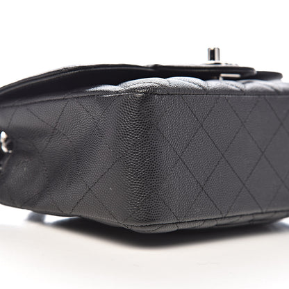 Chanel Caviar Quilted Mini Rectangular Flap Black 9 of 11