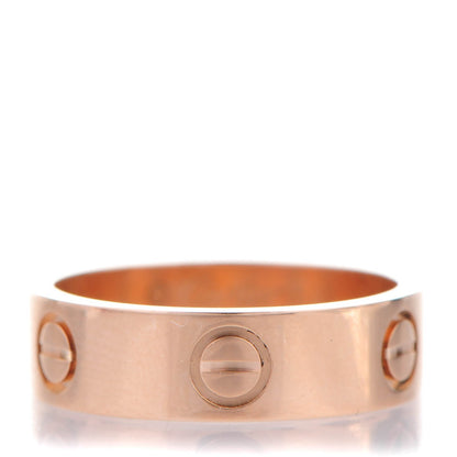 Cartier 18K Pink Gold 5.5mm LOVE Ring 54 7 1 of 4