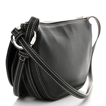 Burberry Canvas Horseferry Print Double Olympia Shoulder Bag Black 3 of 12