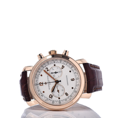 Vacheron Constantin 18K Pink Gold Alligator 41.5mm Malte Chronograph Manual Windig Watch 47120/000R-9099 2 of 5