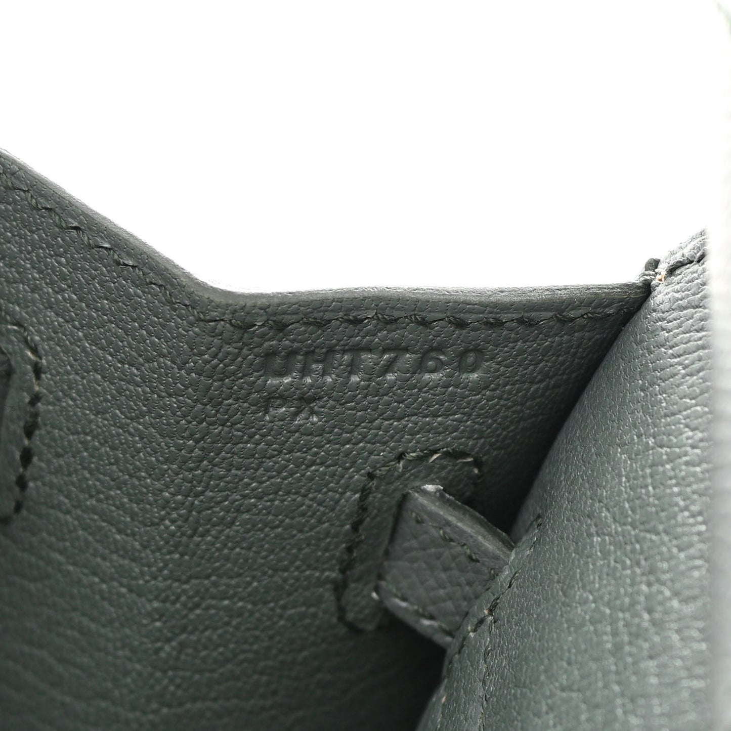 Epsom Birkin Sellier 25 Vert Amande