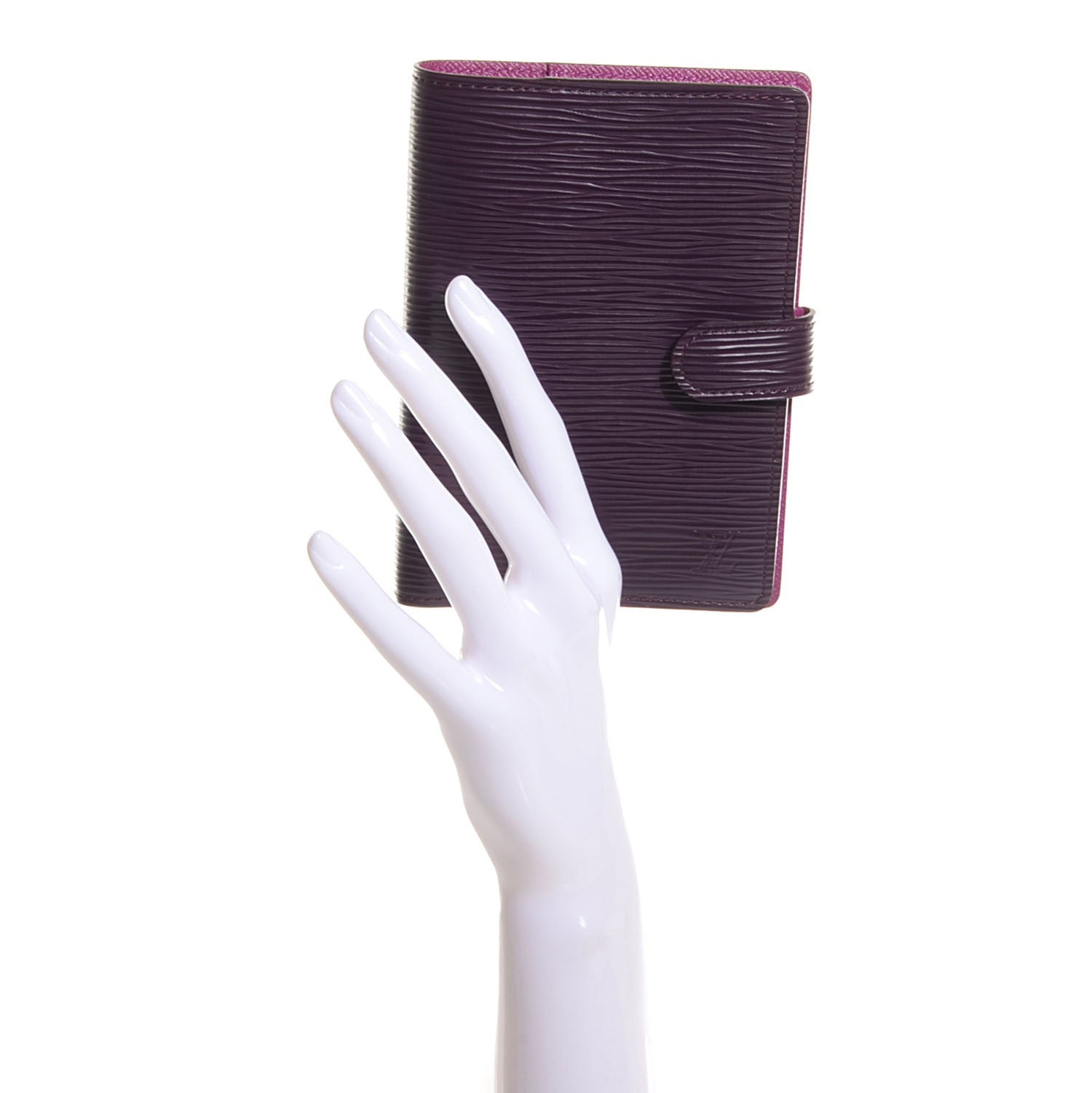 Louis Vuitton Epi Small Ring Agenda Cover Cassis 2 of 7