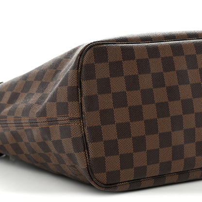 Louis Vuitton Damier Ebene Neo Neverfull MM Rose Ballerine 9 of 12