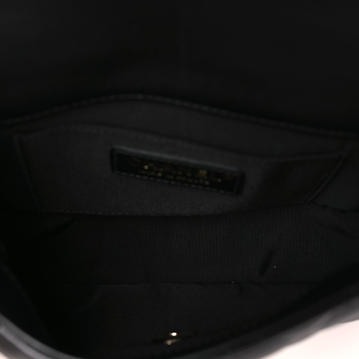 Lambskin Quilted Small My Precious Flap Black
