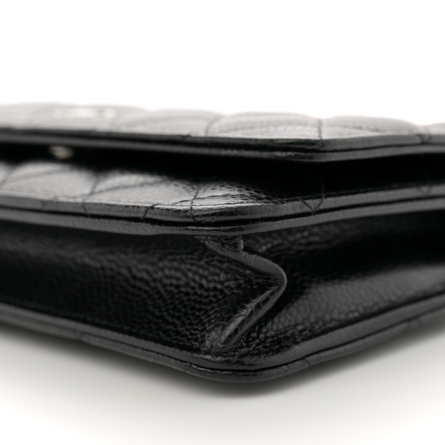 Chanel Caviar Quilted Wallet on Chain WOC Black 10 of 11