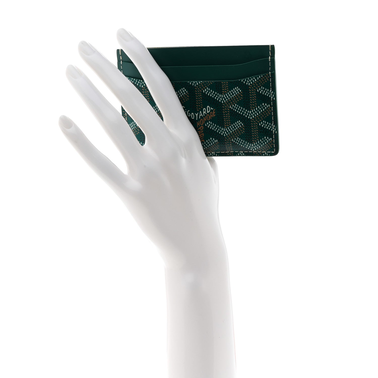 Goyard Goyardine Saint Sulpice Card Holder Green 2 of 8