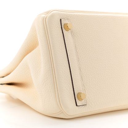 Hermes Taurillon Clemence Birkin 30 Nata 9 of 13