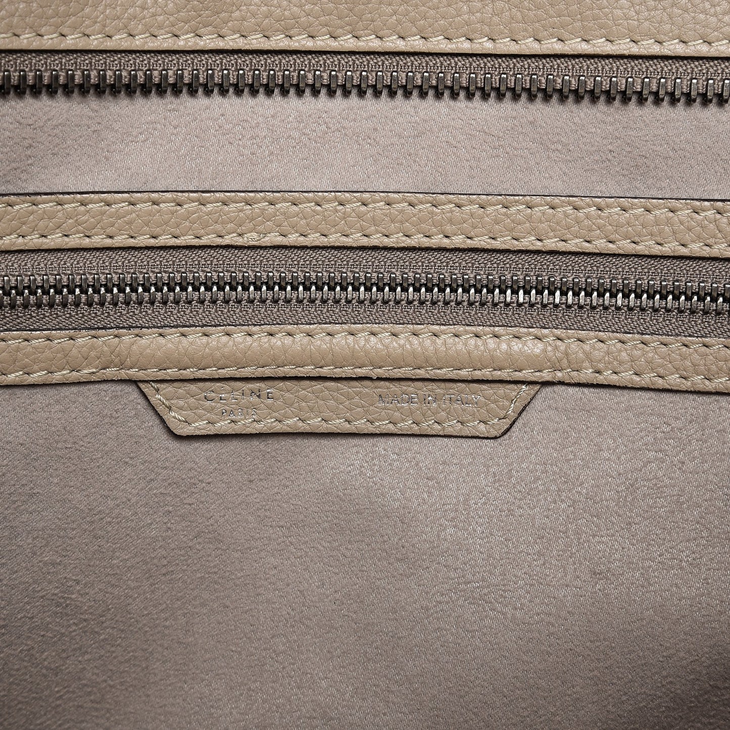 Drummed Calfskin Mini Luggage Dune