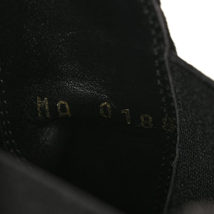 Louis Vuitton Suede Monogram Uniformes Cap Toe Chelsea 80mm Ankle Boots 36.5 Black 6 of 7