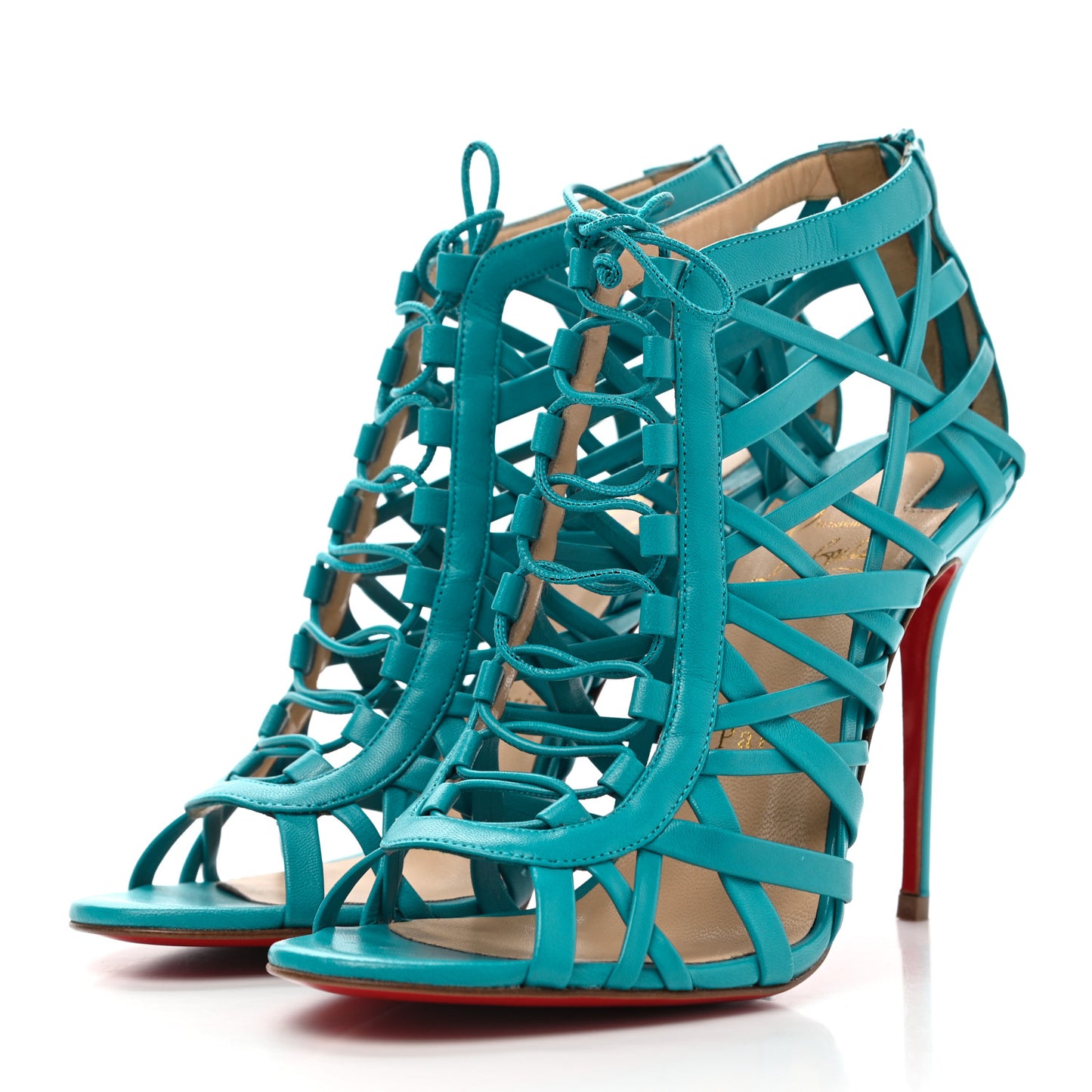 Kid Laurence Anyway 100 Cage Sandals 38 Riviera