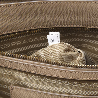 Prada Saffiano Medium Galleria Double Zip Tote Cammeo 7 of 16
