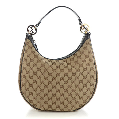 Gucci Monogram GG Twins Medium Hobo Black 1 of 7