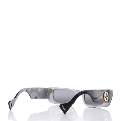 Gucci Acetate Rectangular Crystal Sunglasses GG0516S Black 6 of 8